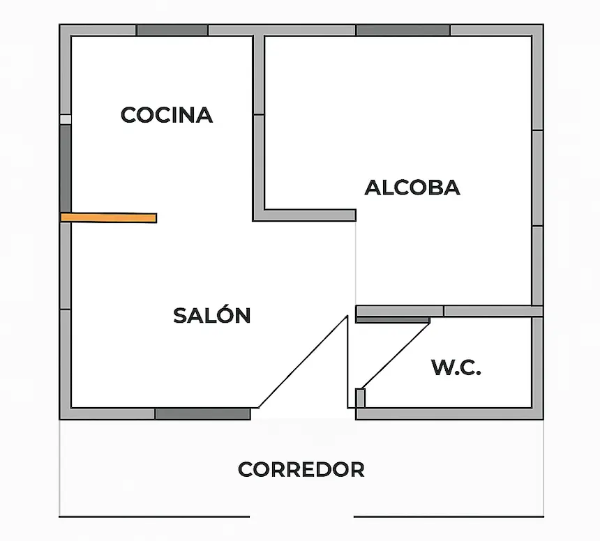 Casa prefabricada de 25m²
