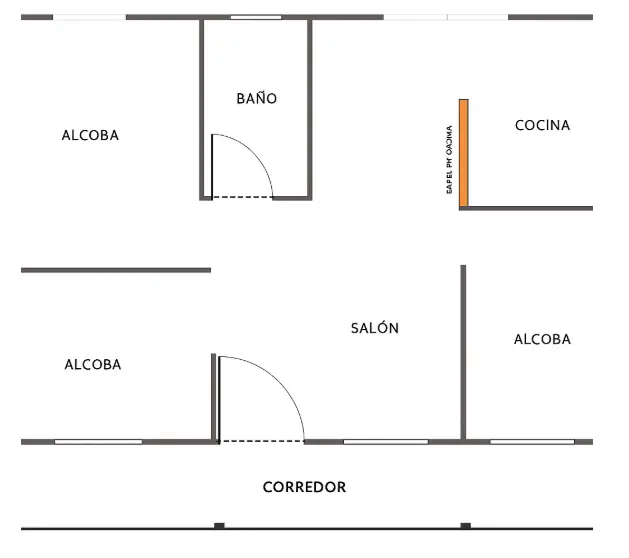Casa prefabricada de 48m²